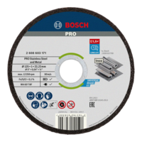 Bosch Professional BOSCH VÁGÓTÁRCSA EGYENES 125X1MM