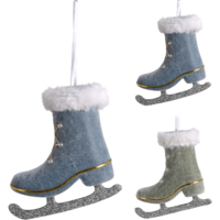 Márka nélkül / Without brand DEKOR KORCSOLYA 11X4X10CM KÉTFÉLE SZÍNBEN