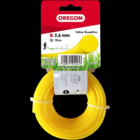 Oregon OREGON DAMIL 2,4MM ÁTMÉRŐJŰ, 15M, KEREK PROFILÚ, SÁRGA