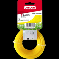 Oregon OREGON DAMIL 2,4MM ÁTMÉRŐJŰ, 15M, SZÖGLETES PROFILÚ, FŰKASZÁHOZ