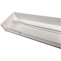 Fedecor FEDECOR MADEIRA EGYENES ELŐLAPOS FÉM SÍN 150CM, FEHÉR ALUMÍNIUM KÉTSOROS