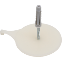 Fedecor FEDECOR MENNYEZETI RÖGZÍTŐ TÁRCSA, 2 TÁRCSA, 2 CSAVAR, 2 DÜBEL, SLIM LINE FÜGGÖNYSÍNHEZ