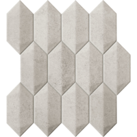 Domino Domino Dover 29,1x26,5cm sötétszürke mozaik dekorcsempe
