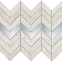 Domino Domino Tempre 29,8x24,6cm szürke mozaik dekorcsempe