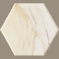 Domino Domino Flare hexagon 11x12,5cm fehér fali csempe