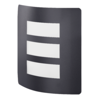 Eglo EGLO RASCINO-E KÜLTÉRI FALI LÁMPA E27 MAX.1X40W IP44 23,5X26CM FEKETE