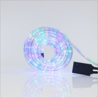 Eurolamp EUROLAMP FÉNYCSŐ KÜL- ÉS BELTÉRI, 6M 24 LED/M, MULTICOLOR, 8 FUNK, ÁTLÁTSZÓ KÁBEL, IP44