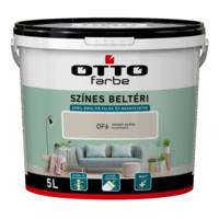 Poli-Farbe POLI-FARBE OTTO FARBE SZÍNES DISZPERZIÓS BELTÉRI FALFESTÉK 5L SÁPADT BARNA OF6