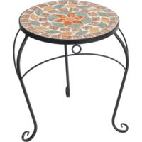 Reckmann VIRÁGTARTÓ ÁLLVÁNY MOZAIKOS M ÁTMÉRŐ:27CM MAGASSÁG:33CM