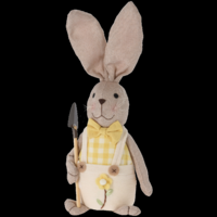 Márka nélkül / Without brand DEKOR NYUSZI 16X10X38CM, BÉZS SZÍNBEN, KÉTFÉLE