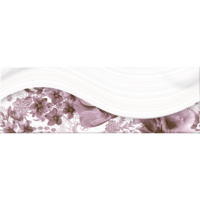 Superceramica SUPERCERAMICA SEA DECOR LILA B DEKORCSEMPE 20X60CM 1,44M2/CSOMAG LILA, ALUL VIRÁGOS, FÉNYES