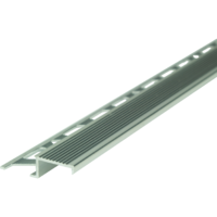 VIARPROFIL VIARPROFIL SZÖGLETES BEÉPÍTHETŐ LÉPCSŐ PROFIL NATÚR ALUMÍNIUM 8MMX2,5M