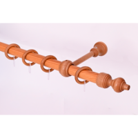 Márka nélkül / Without brand EGYSOROS 28MM FA KARNIS SZETT FILIGRANO 160CM, CSERESZNYE SZÍNŰ