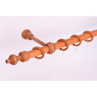 Márka nélkül / Without brand EGYSOROS 28MM FA KARNIS SZETT FILIGRANO 200CM, CSERESZNYE SZÍNŰ