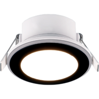 Trio TRIO ARGUS SMD LED BEÉPÍTHETŐ LÁMPA 4W 350LM 3000K IP20 RGB, TÁVIR. 4X8CM MATT FEKETE