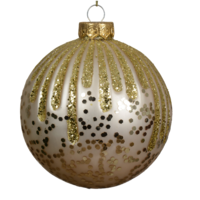 Norand NORAND ÜVEGGÖMB 10CM GYÖNGY/ARANY 3 FÉLE