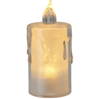 Márka nélkül / Without brand LEDES GYERTYA MELEG FEHÉR SZÍNBEN ELEMMEL