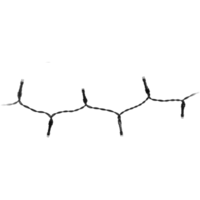 Márka nélkül / Without brand FÉNYFÜZÉR KÜLTÉRI 240 LED EXTRA MELEG FEHÉR 8 FUNKCIÓ