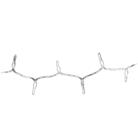 Márka nélkül / Without brand FÉNYFÜZÉR KÜLTÉRI 48 LED HIDEG FEHÉR, 8 FUNKCIÓ