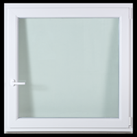 Delta DELTA ABLAK BUKÓ-NYÍLÓ, BAL, MŰANYAG, 90X60CM, FEHÉR, 3 RÉTEGŰ ÜVEGGEL, W8K, UG=0,6W/M2K