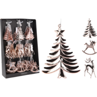 Márka nélkül / Without brand FÜGGŐ DEKOR RÓZSA-ARANY SZÍNBEN 3 FÉLE