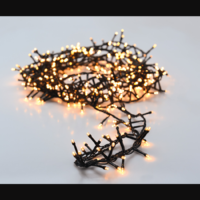 Márka nélkül / Without brand FÉNYFÜZÉR KÜLTÉRI 200LED 4M EXTRA MELEG FEHÉR, ELEMES, 8FUNKCIÓS MEMÓRIA, IDŐZÍTŐ