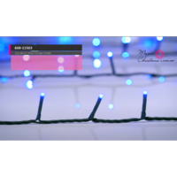 Eurolamp EUROLAMP FÉNYFÜZÉR KÜL- ÉS BELTÉRI 100 LED KÉK 8 FUNKCIÓS MEMÓRIÁS IP44 ZÖLD KÁBEL