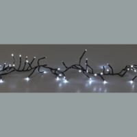 Márka nélkül / Without brand FÉNYFÜZÉR KÜLTÉRI 192 LED HIDEG FEHÉR LED TÁVOLSÁG: 1,25CM