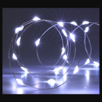 Márka nélkül / Without brand FÉNYFÜZÉR BELTÉRI 100 LED HIDEG FEHÉR 4,95M LED TÁVOLSÁG:5CM, IDŐZÍTŐVEL