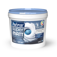 Héra Héra super matt beltéri színes falfesték 2,5l fehér