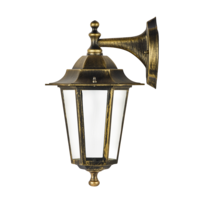 Praktiker Lighting Praktiker lefelé álló bronz kültéri falikar