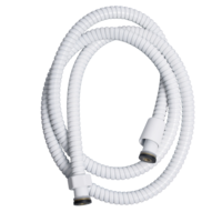 Quadrat Snow white fém 150cm fehér gégecső 1 normál és 1 kúpos hollandival