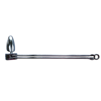 Artex ARTEX GLACIAR TÖRÖLKÖZŐTARTÓ FALI, KÉT KAROS, 40X11X7CM, INOX, LENGŐ