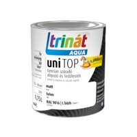 Trinát TRINÁT AQUA UNITOP MATT ZOMÁNCFESTÉK 0,75L, 9016 FEHÉR, L BÁZIS