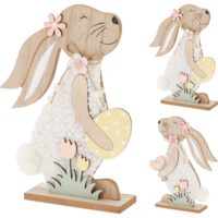 Márka nélkül / Without brand DEKOR LÁNY NYUSZI 24CM FA 2-FÉLE