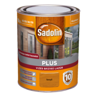 Sadolin SADOLIN PLUS VASTAGLAZÚR 0,75L VIZES BÁZISÚ, FENYŐ
