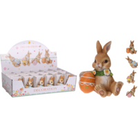 Márka nélkül / Without brand DEKOR TOJÁST FOGÓ NYUSZI 7X6X10CM 4-FÉLE DESIGN