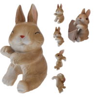 Márka nélkül / Without brand DEKOR NYUSZI 8,5X5,8X4,5CM KASPÓRA FÜGGESZTHETŐ 4-FÉLE