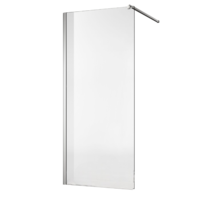 Sanotechnik Sanotechnik Walk-in üvegfal 118x200cm 8mm víztiszta biztonsági üveg vízlepergetős