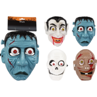 Márka nélkül / Without brand Halloween maszk 25x19,5cm 4-féle modell