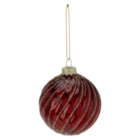 Márka nélkül / Without brand Üveggömb 8cm 2 színben 6-féle típus