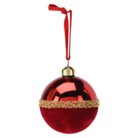 Márka nélkül / Without brand Üveggömb 2-féle méret piros 2-féle típus