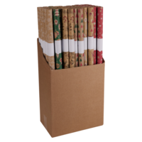 Márka nélkül / Without brand Csomagolópapír 70x200 cm karácsonyi mintával 6-féle típus