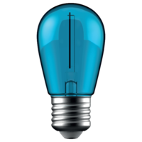 Avide Avide Dekor LED E27 max.1W 50lm IP20 filament gömb kék