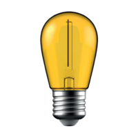 Avide Avide dekor LED fényforrás filament E27 max 1W 50lm IP20 gömb sárga