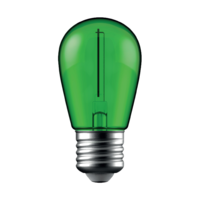 Avide Avide dekor LED fényforrás filament E27 max 1W 50lm IP20 gömb zöld