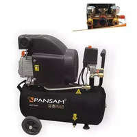 PANSAM PANSAM Olajkenéses kompresszor 1500W, 8atm, 24liter, 200l/min, két manométer, két gyorszáras