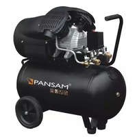 PANSAM PANSAM Olajkenéses kompresszor, két hengeres, 2,3kW, 50l, 412l/min, két manométer, két gyorszáras