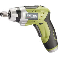 EXTOL EXTOL 402114 akkus csavarbehajtó, Li-ion; 3,6V, 1300 mAh, ford.: 200 1/min, befogás: 1/4", hatszög BIT-ekhez, elforgatható nyél
