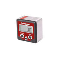 FORTUM FORTUM 4780200 digitális szögmérő, mérési tartomány: ±180° (0°-360°), pontoság: ±0,1°, felbontás: 0,1° FORTUM